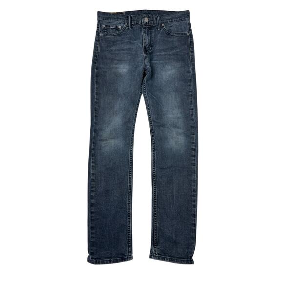 Levi’s 510 Skinny Leg Slim Fit Denim Jeans Black Wash Mens 30x30 - Picture 1 of 6